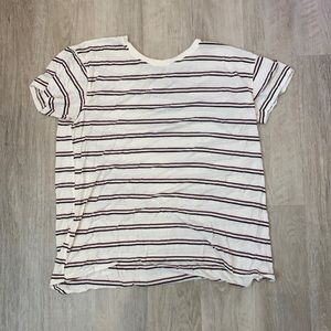 American Eagle Soft & Sexy purple striped shirt
